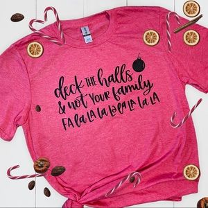 Funny Red Christmas tee